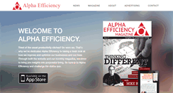 Desktop Screenshot of alphaefficiency.com